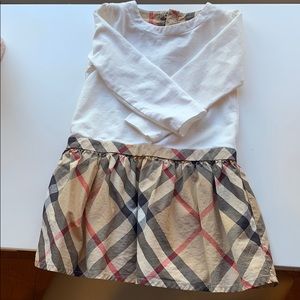 Burberry long sleeve toddler dress!